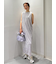 メッシュベロアバックドレープワンピース