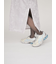 メッシュベロアバックドレープワンピース