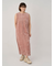 メッシュベロアバックドレープワンピース