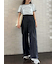 シアーワイドタックパンツ