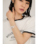 グラフィックリンガーTシャツ