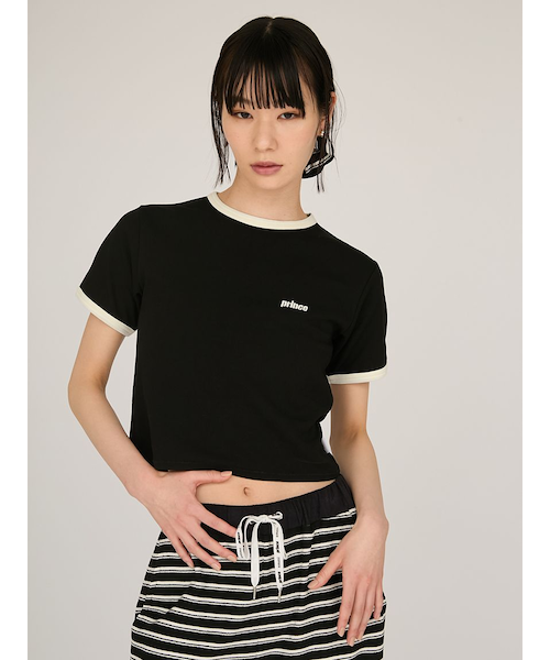 prince|emmi】コンパクトリンガーTシャツ｜エミの通販｜&mall