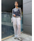 ラメメッシュパンツ