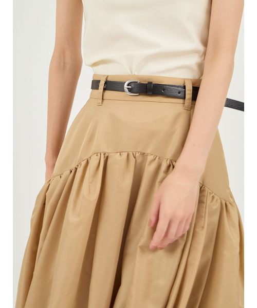 ベルトセットボリュームスカート｜エミの通販｜&mall（アンドモール