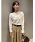 ベロアアシンメトリートップス