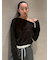 ベロアアシンメトリートップス
