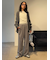 emmi ジャガードゴムタックパンツ
