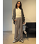 emmi ジャガードゴムタックパンツ