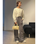 emmi ジャガードゴムタックパンツ