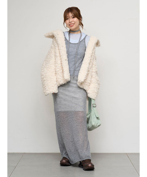 ボリュームボアコート｜エミの通販｜&mall（アンドモール）三井