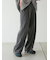 【セットアップ対応】ワイドレッグタックパンツ