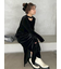 【WEB限定】ベロアスリムワンピース