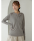 【セットアイテム】eco ヘンリーネックレイヤードニットトップス