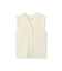 ツノヤーンリブニットベスト