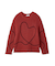 【HEART】 【ONLINE限定カラーあり】ハートエンブロイダリーニット