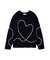 【HEART】 【ONLINE限定カラーあり】ハートエンブロイダリーニット