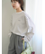 emmiロゴクルーネックロングTシャツ