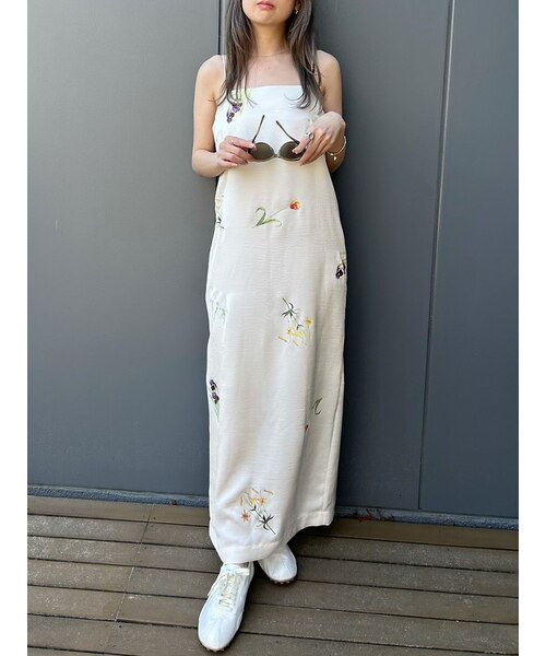 emmi×NYBGサテンキャミワンピース emmi×NYBG】サテンキャミワンピース/ハンドウォッシャブル｜エミの通販