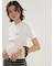 emmiロゴコンパクトTシャツ