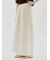 emmiロゴゴムジャガードフリンジスカート