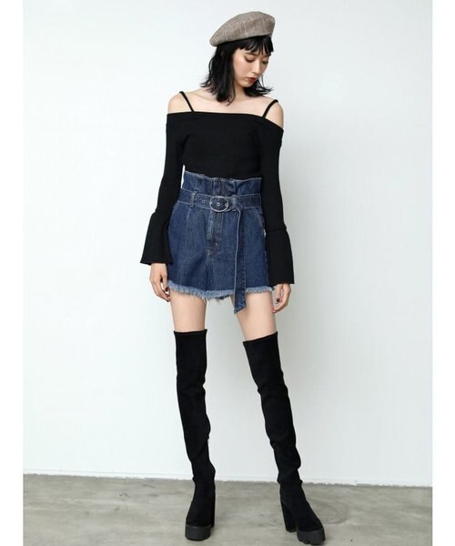 タンクドッキングロングブーツ｜エモダの通販｜&mall（アンド