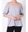 ギャザーオフショルダートップ