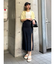 ロングスリットデニムスカート
