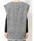 フリンジヘムツイードベスト
