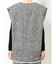 フリンジヘムツイードベスト