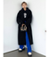 ワイドカラーロングコート
