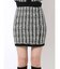 ツイードニットスカート