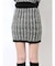 ツイードニットスカート