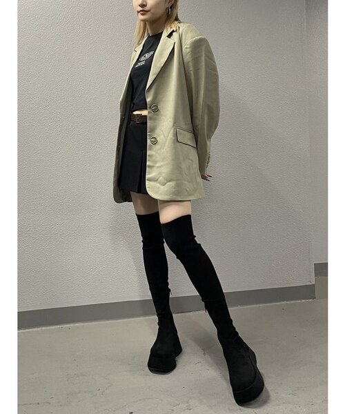 新品✨EMODA ローヒールフィットロングブーツ ローヒールフィットロングブーツ｜エモダの通販｜&mall（アンドモール