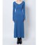 バックレースアップロングワンピース