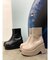 セミウェッジショートブーツ