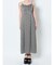 ロングラインスリットキャミソールワンピース