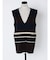 【VEQUM】SWITCHING KNIT VEST
