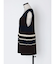 【VEQUM】SWITCHING KNIT VEST