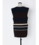 【VEQUM】SWITCHING KNIT VEST