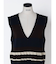 【VEQUM】SWITCHING KNIT VEST