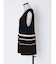 【VEQUM】SWITCHING KNIT VEST