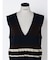 【VEQUM】SWITCHING KNIT VEST