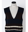 【VEQUM】SWITCHING KNIT VEST