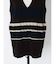 【VEQUM】SWITCHING KNIT VEST
