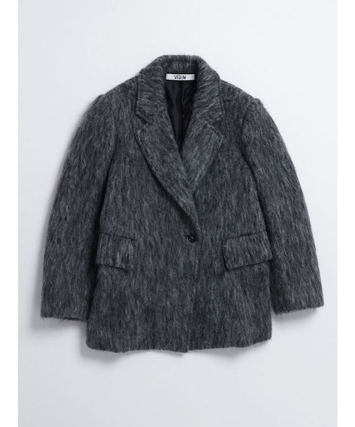 VEQUM】SHAGGY JACKET COAT｜エモダの通販｜&mall（アンドモール）三井 