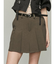チャームベルトプリーツスカート