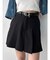 チャームベルトプリーツスカート