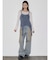 【VEQUM】MIXTURE HALTER KNIT