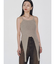 【VEQUM】MIXTURE HALTER KNIT