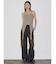 【VEQUM】MIXTURE HALTER KNIT